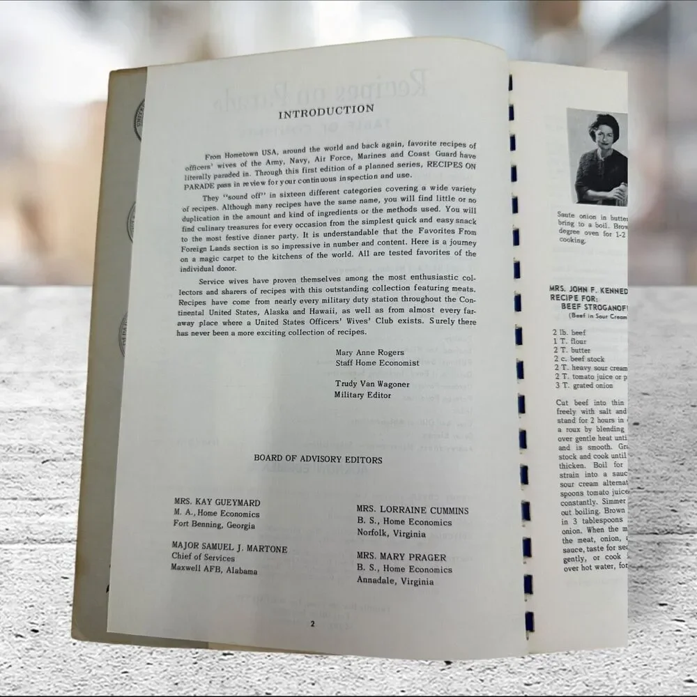 COOK BOOK 1964 meats